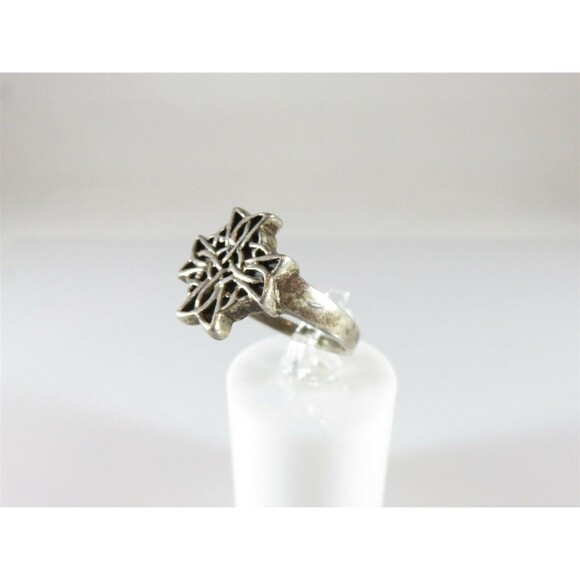 Peter Stone Celtic Knot Works Ring Women's Sterling Silver Size 7.5 - Picture 3 of 9